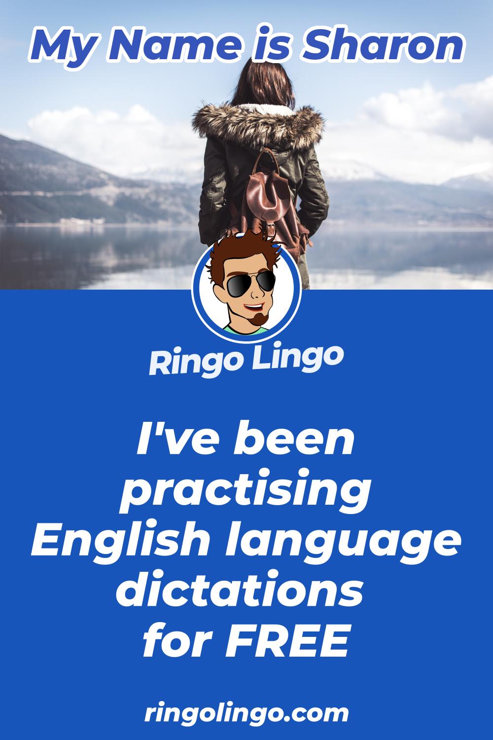 Sharon Ringo My Name is Sharon – Ringo Lingo